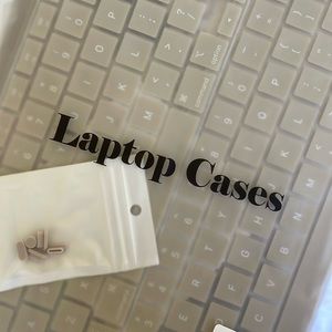 Tan & Clear Laptop Case